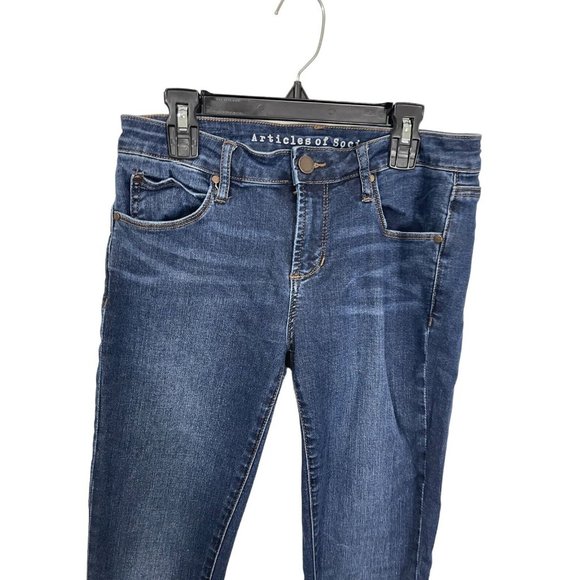 ARTICLES OF SOCIETY Womens 26 Sarah Skinny Jeans In Silver Lake - Picture 2 of 13